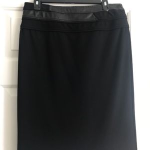 Adrienne Cittadini Black Pencil Skirt